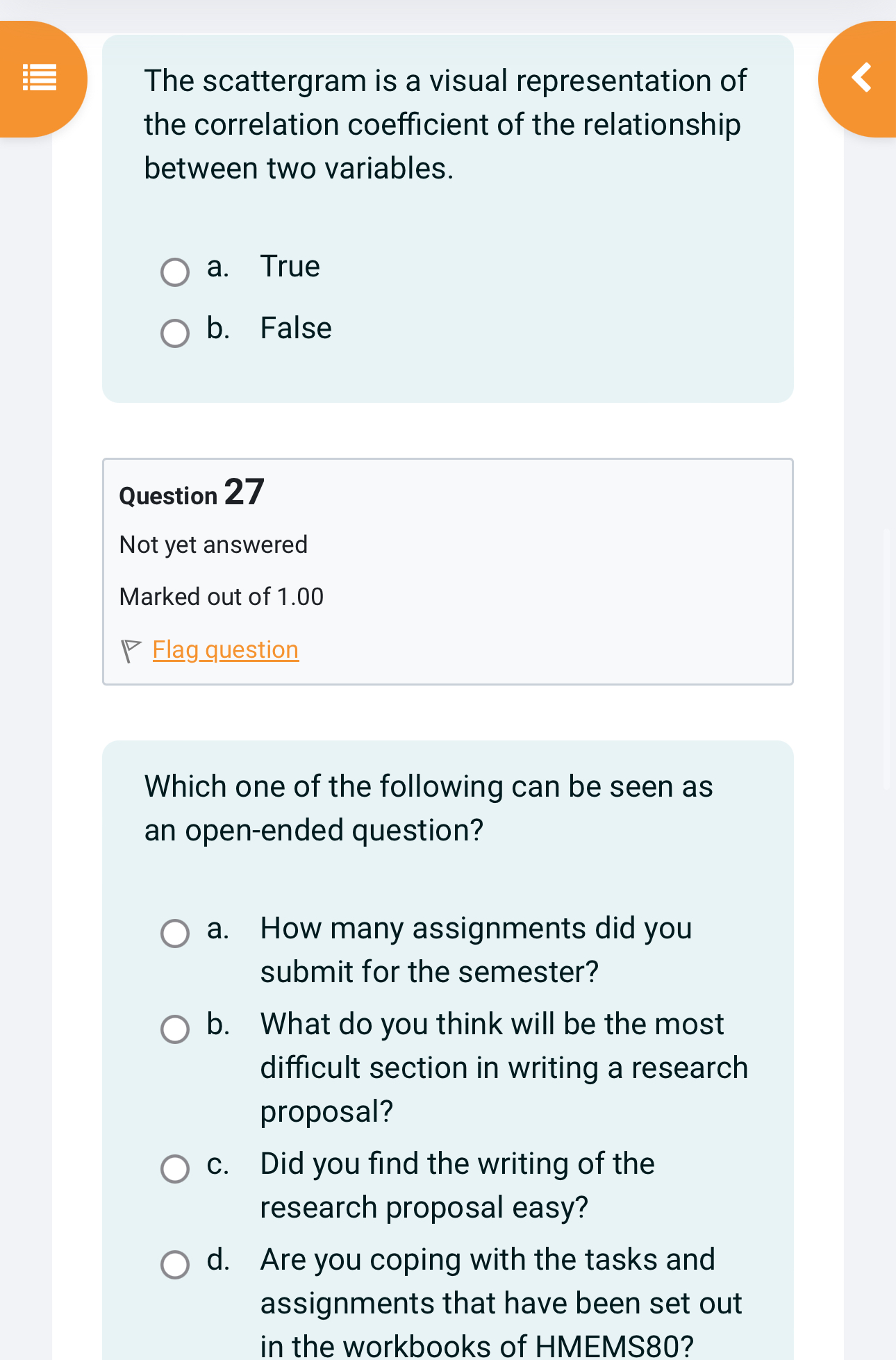  The scattergram is a visual representation of the correlation coefficient of