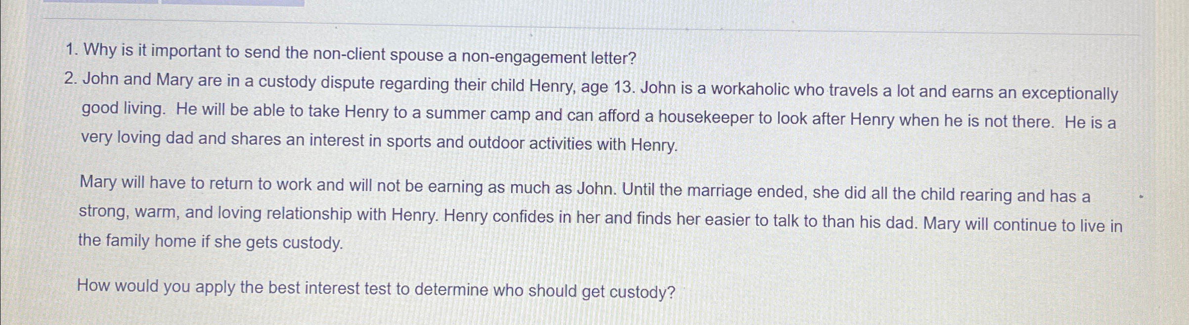  Why is it important to send the non-client spouse a non-engagement