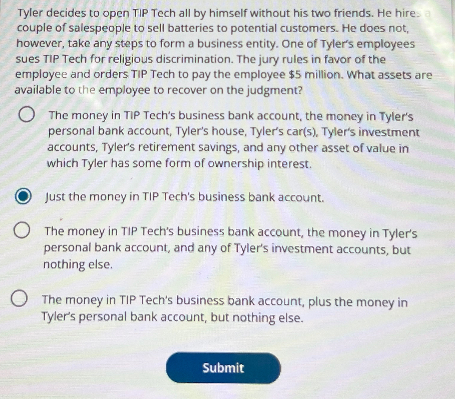  Tyler decides to open TIP Tech all by himself without his