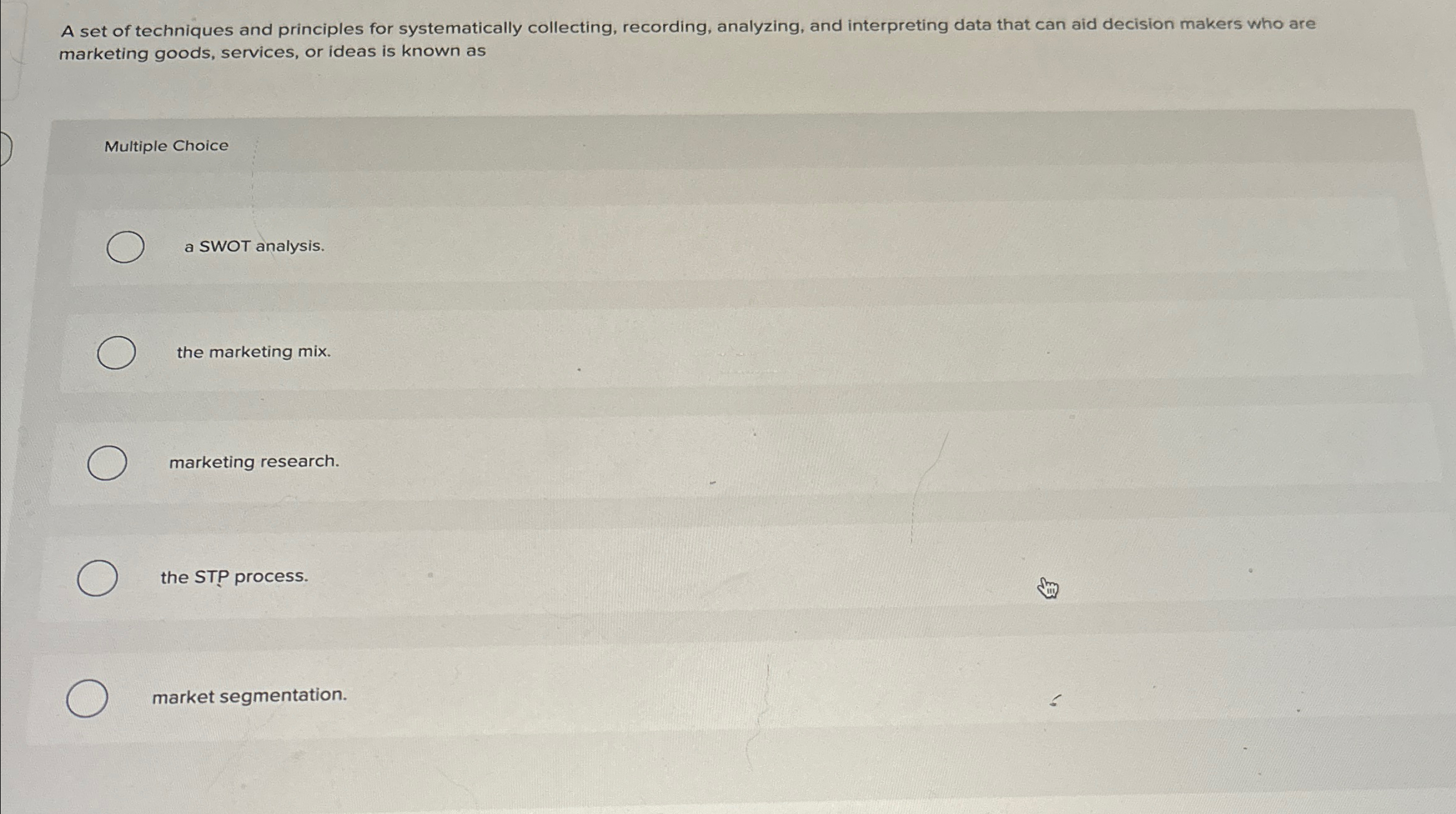  A set of techniques and principles for systematically collecting, recording, analyzing,