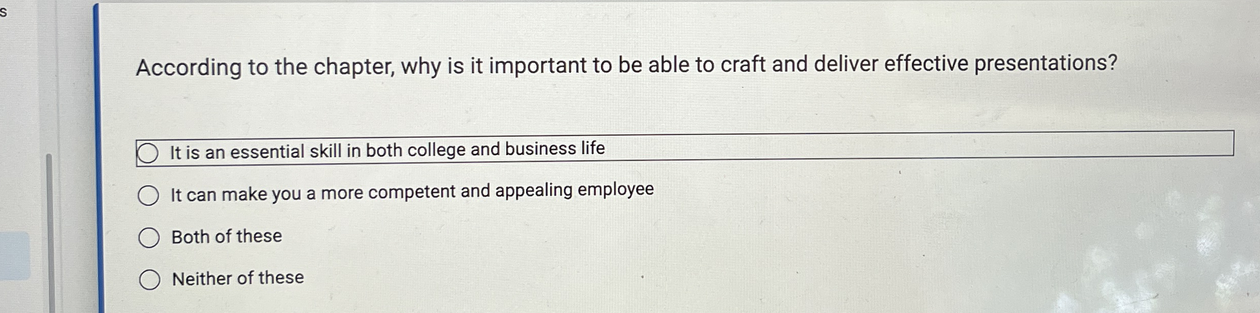  According to the chapter, why is it important to be able