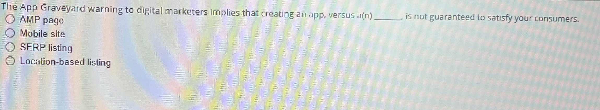  The App Graveyard warning to digital marketers implies that creating an