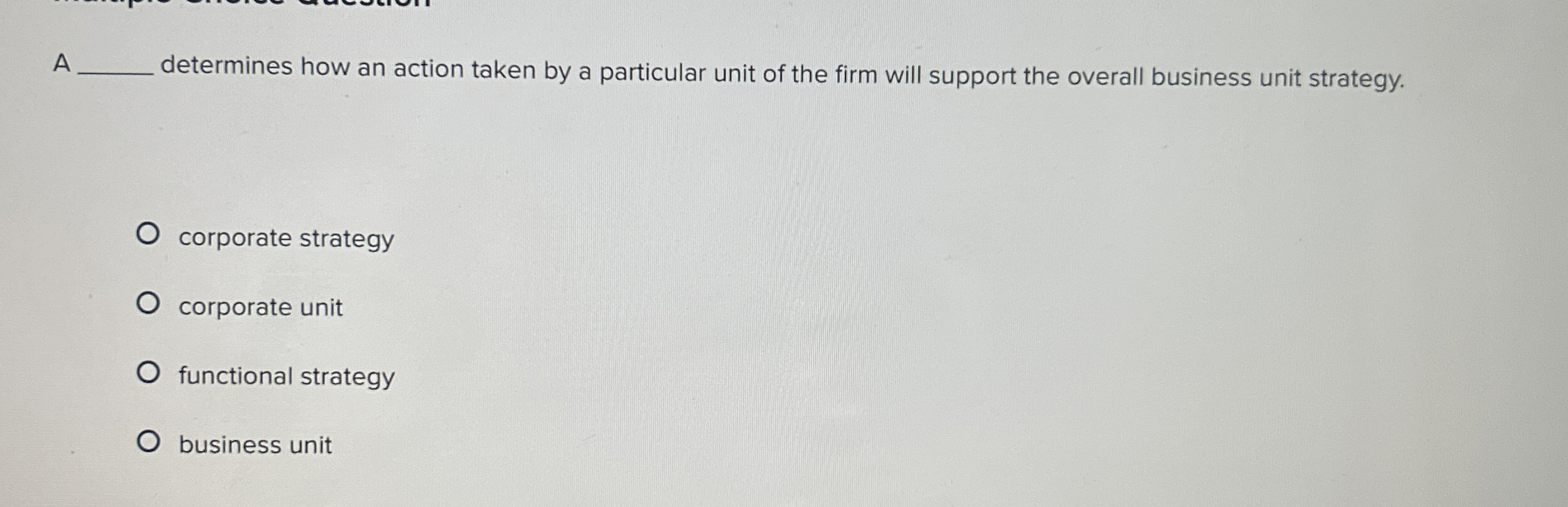  A q, determines how an action taken by a particular unit