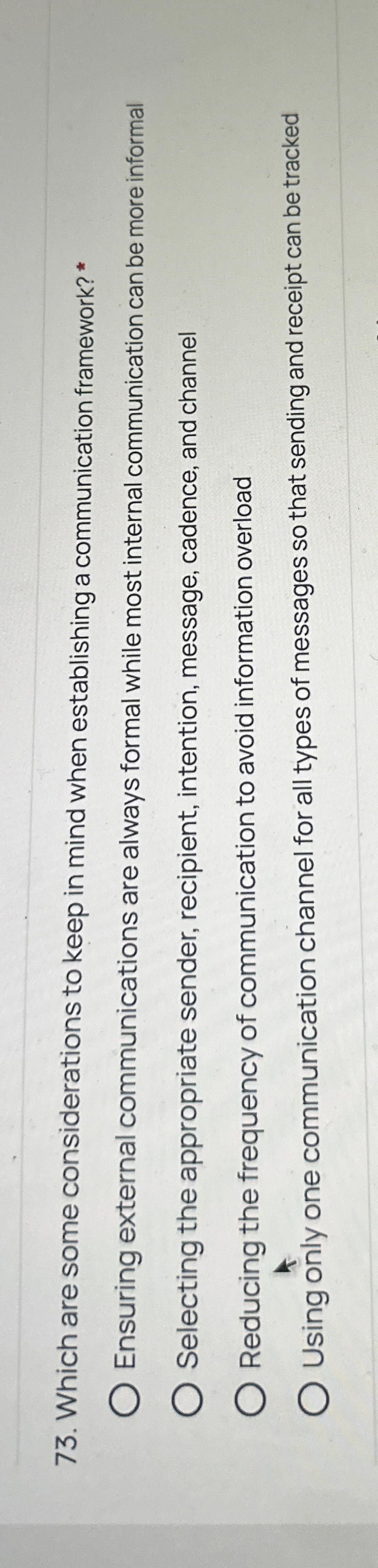  Which are some considerations to keep in mind when establishing a