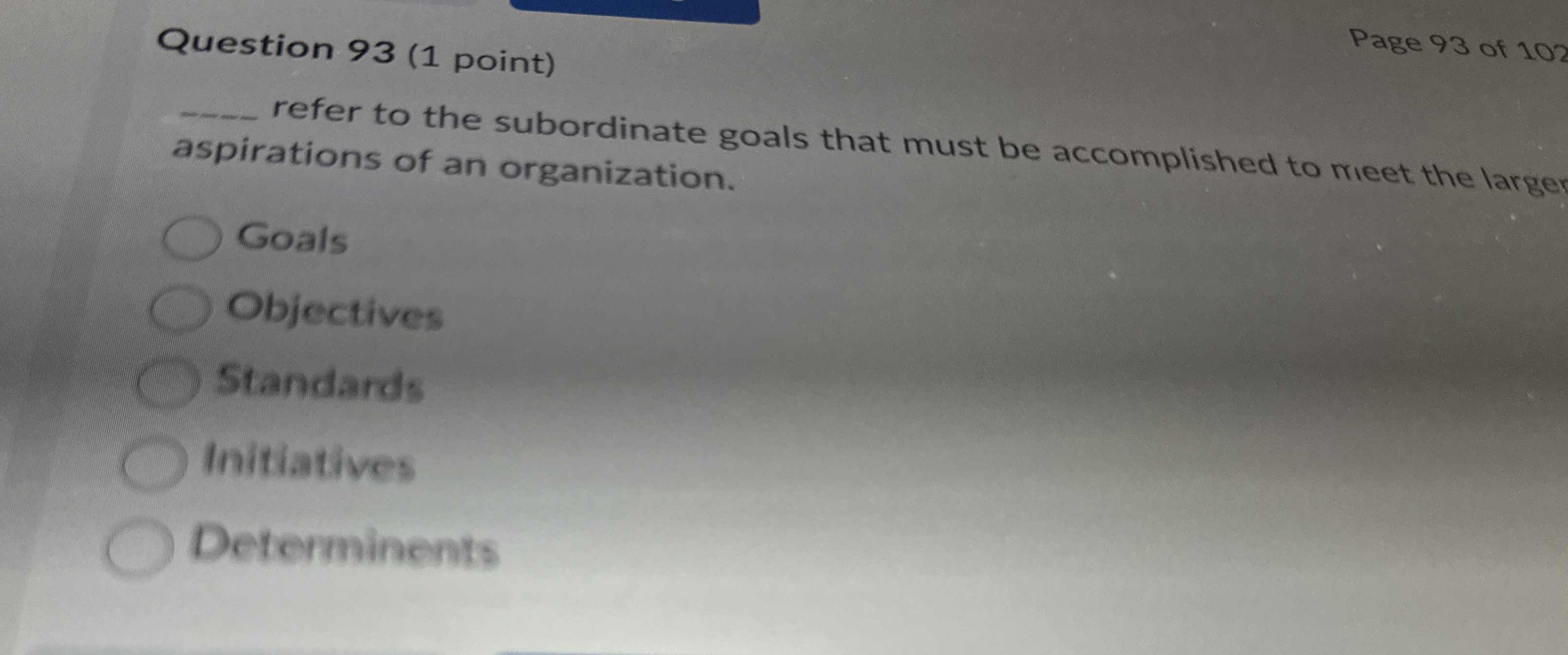  Question 93(1 point) Page 93 of 102 q, refer to the