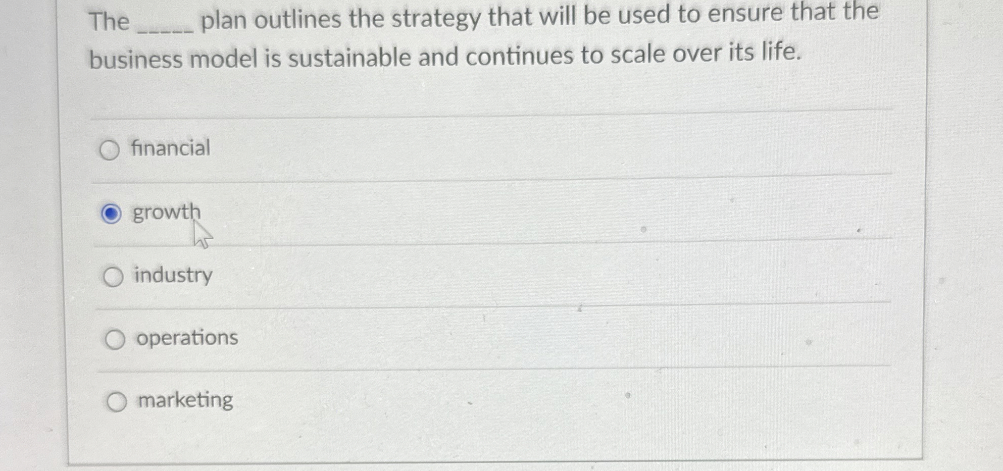  The q, plan outlines the strategy that will be used to