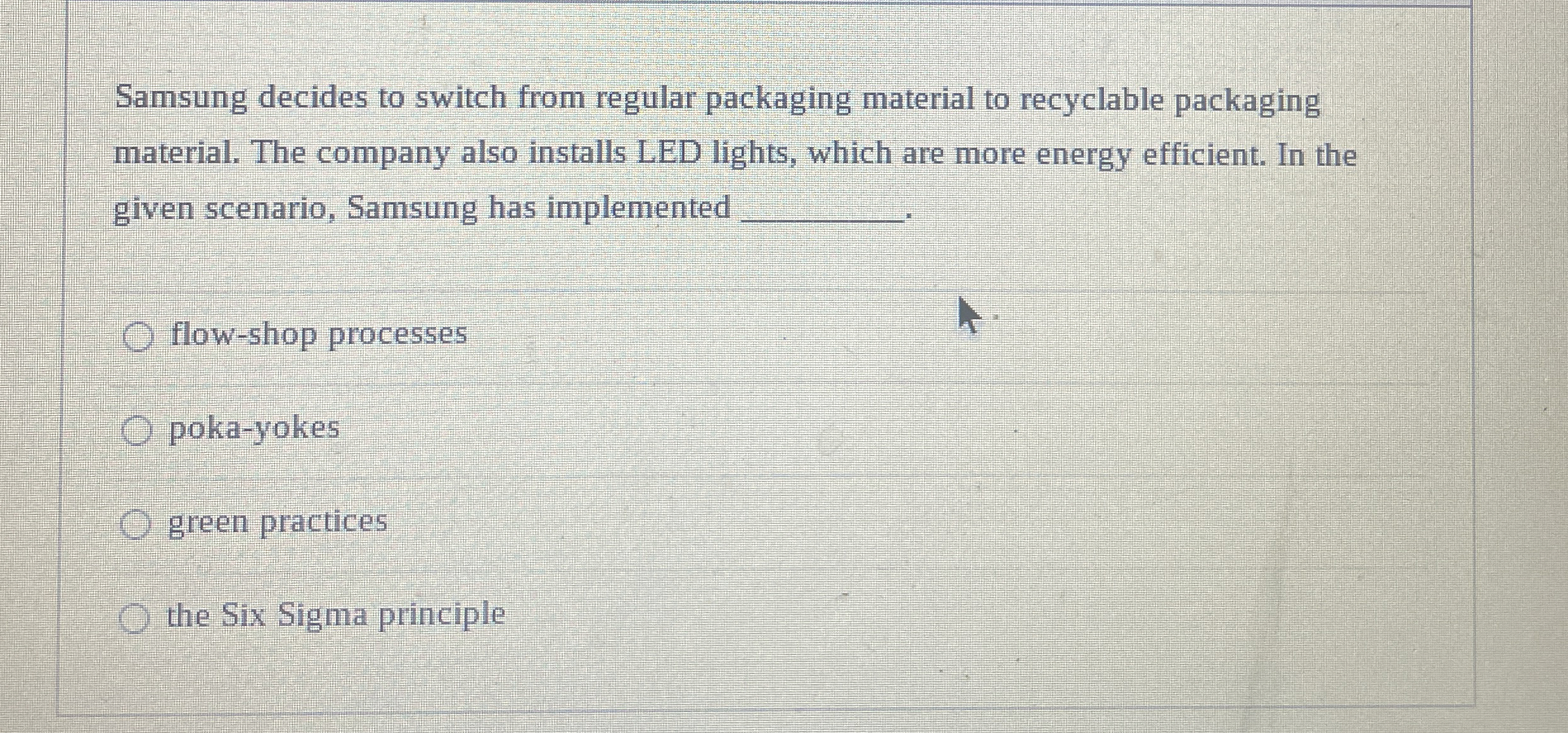  Samsung decides to switch from regular packaging material to recyclable packaging