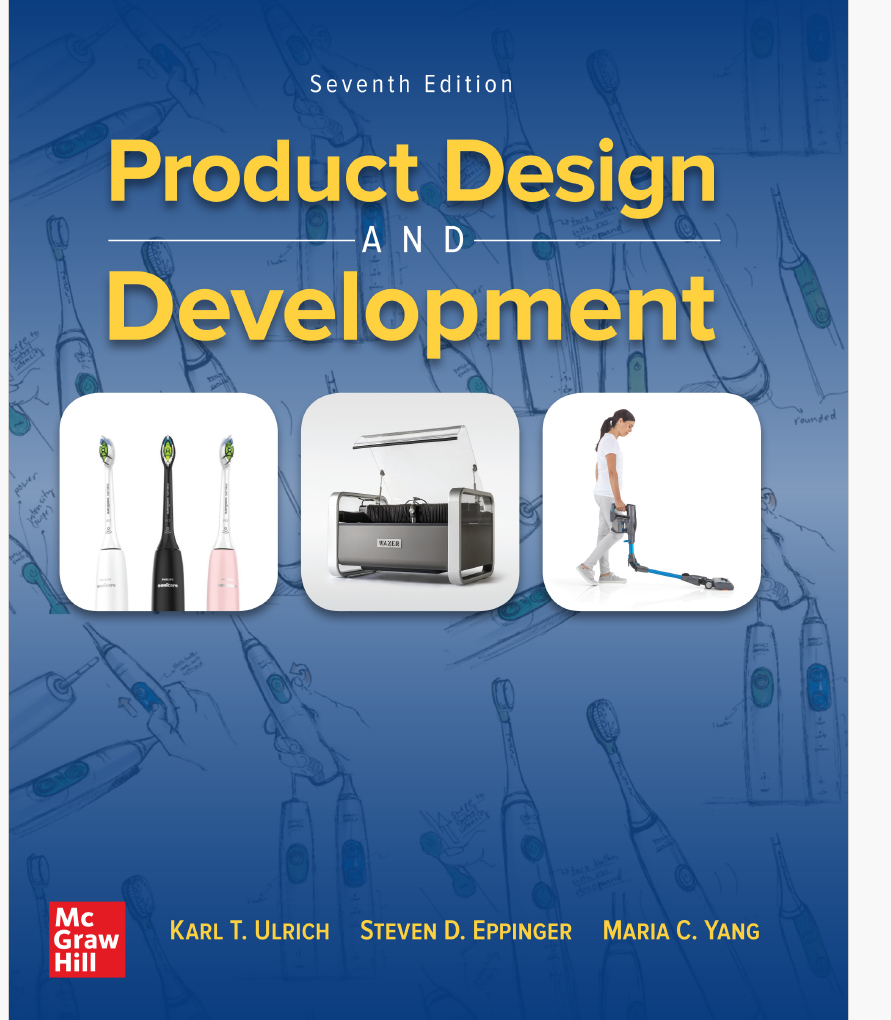  Answer is required based on the textbook image provided. Product Design