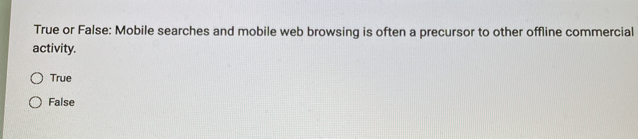  True or False: A lead-generation website should NOT feature its phone