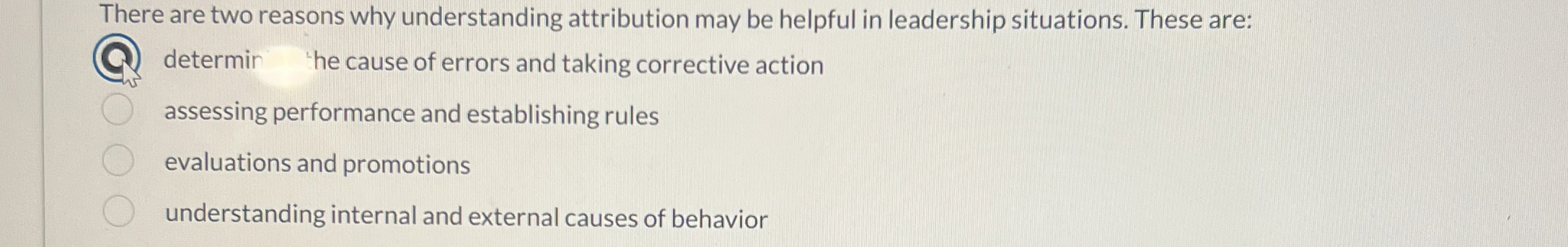  There are two reasons why understanding attribution may be helpful in