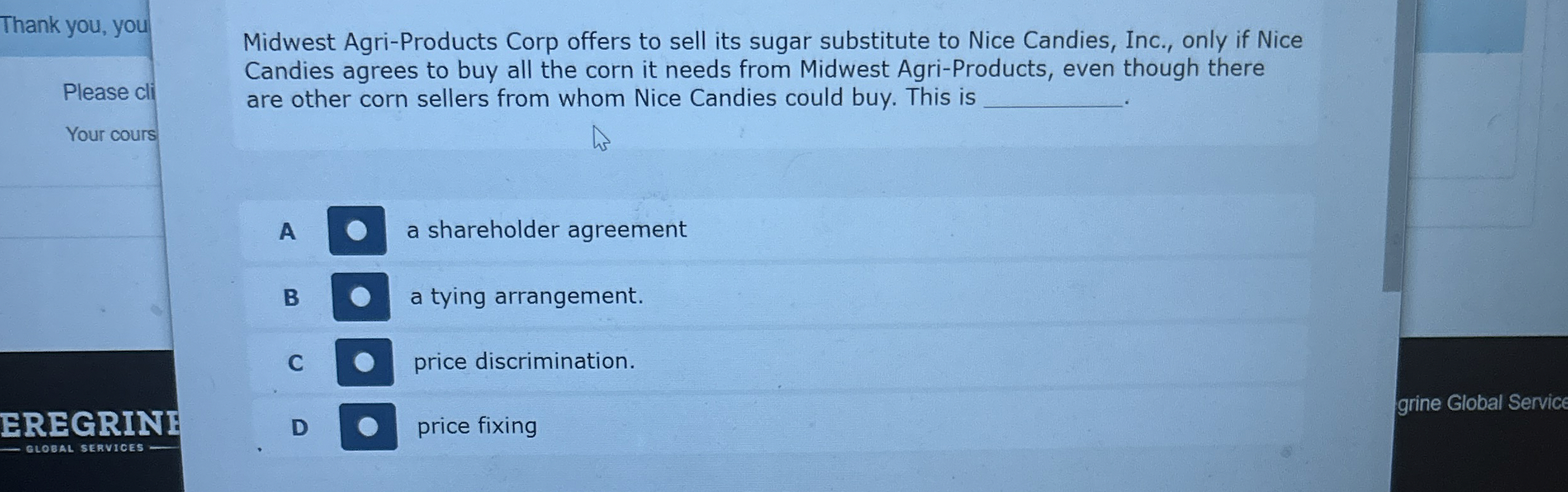  Thank you, you Please cli Your cours A a shareholder agreement