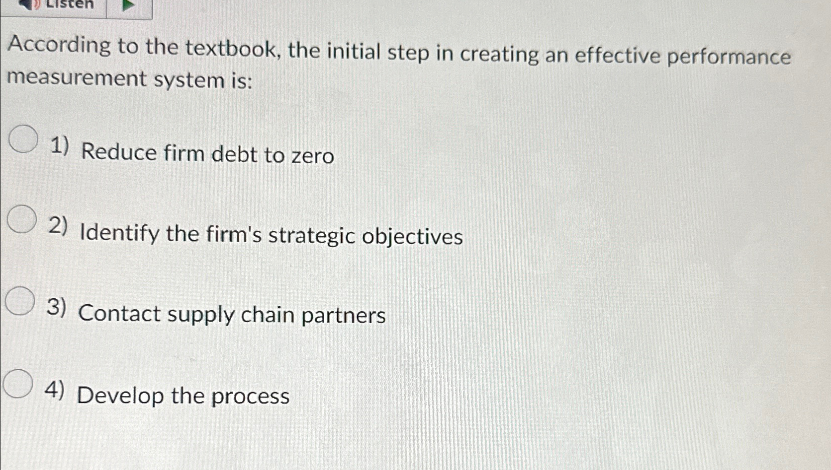  According to the textbook, the initial step in creating an effective