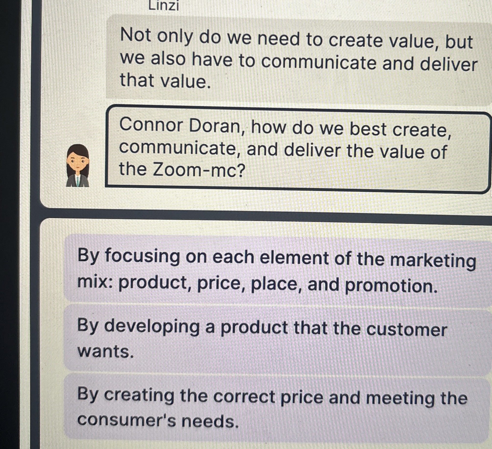  Not only do we need to create value, but we also