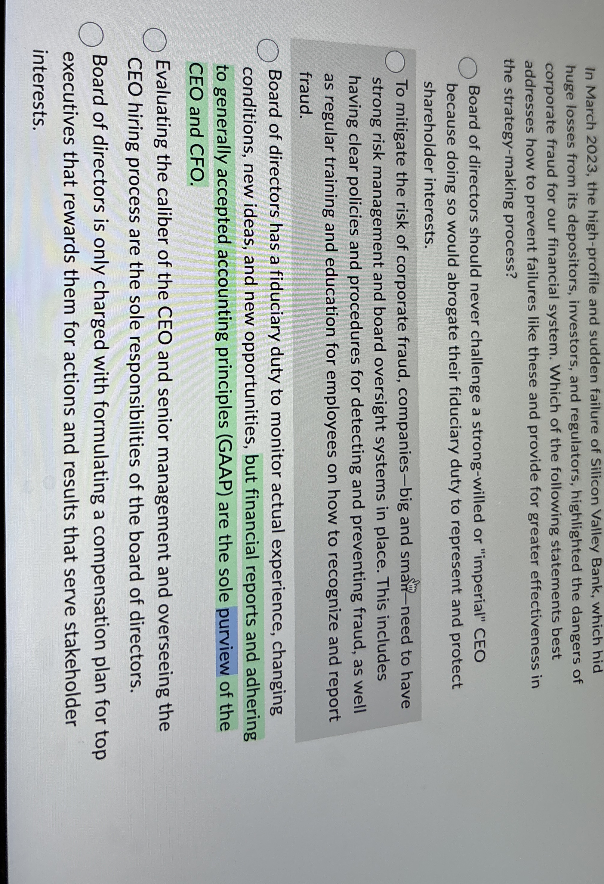  In March 2023, the high-profile and sudden failure of Silicon Valley