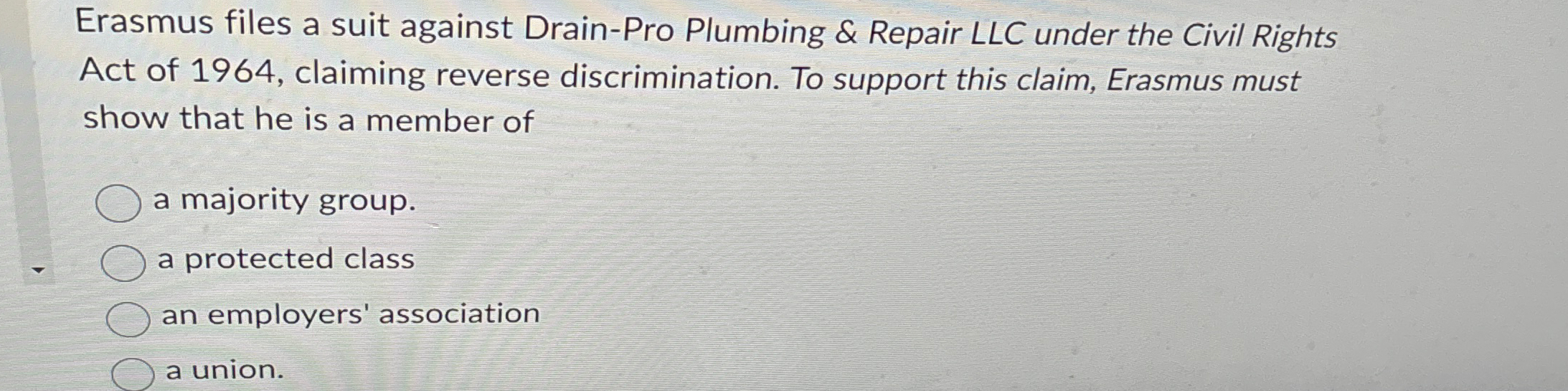  Erasmus files a suit against Drain-Pro Plumbing & Repair LLC under