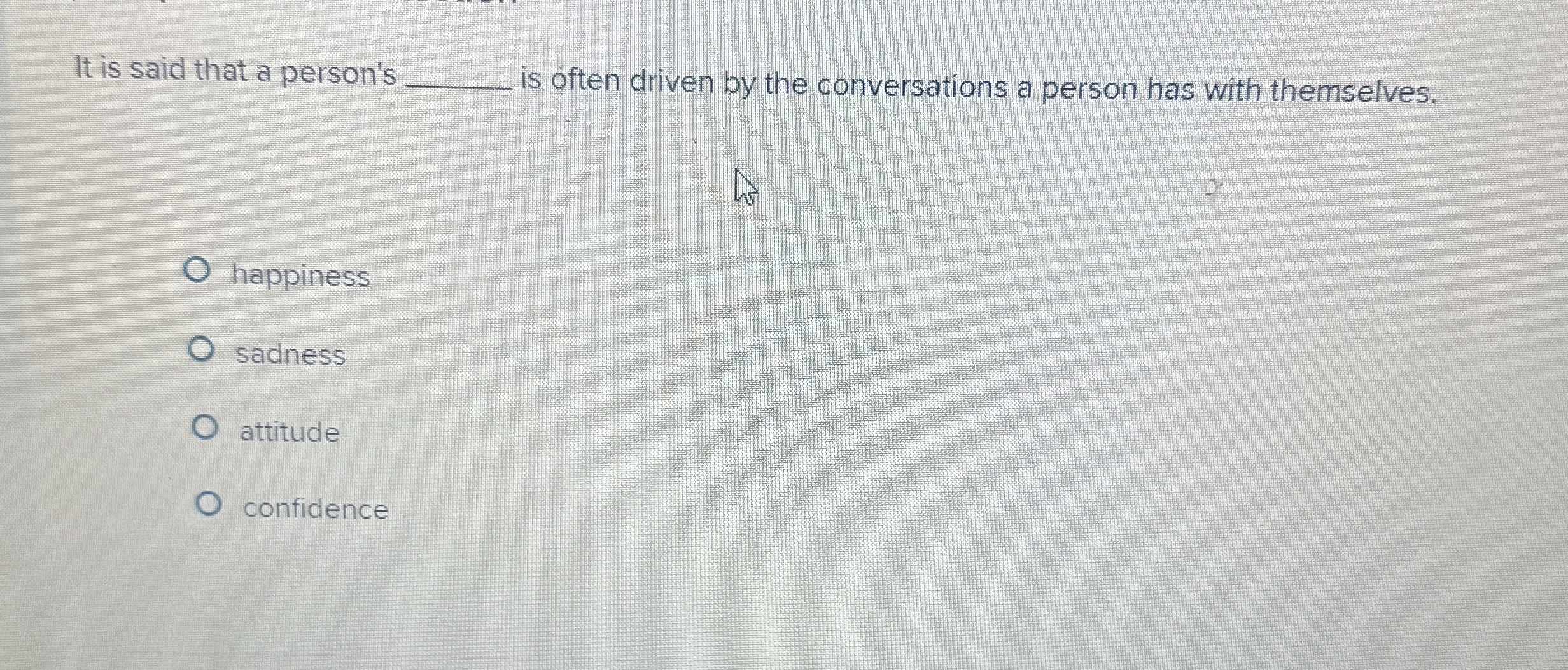  It is said that a person's q, is often driven by
