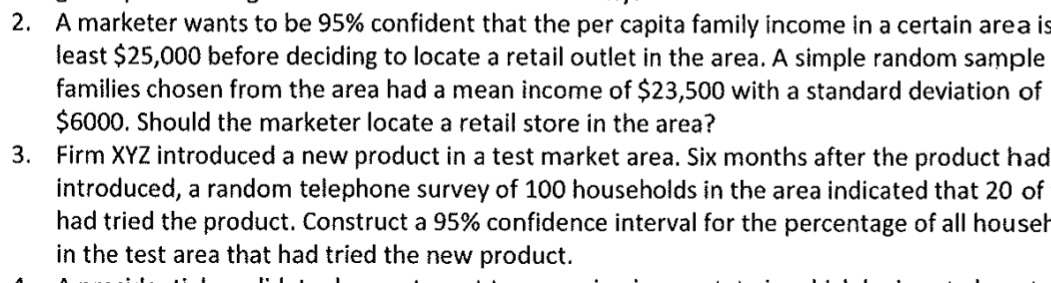  Answer both questions for marketing research please! 