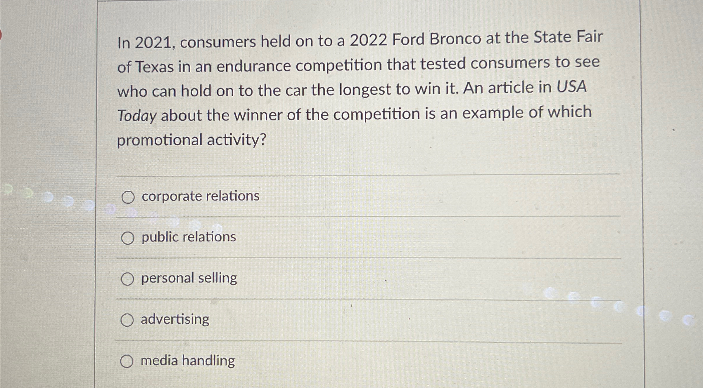  In 2021, consumers held on to a 2022 Ford Bronco at
