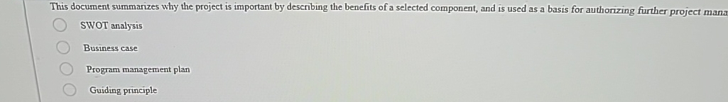  This document summarizes why the project is important by describing the