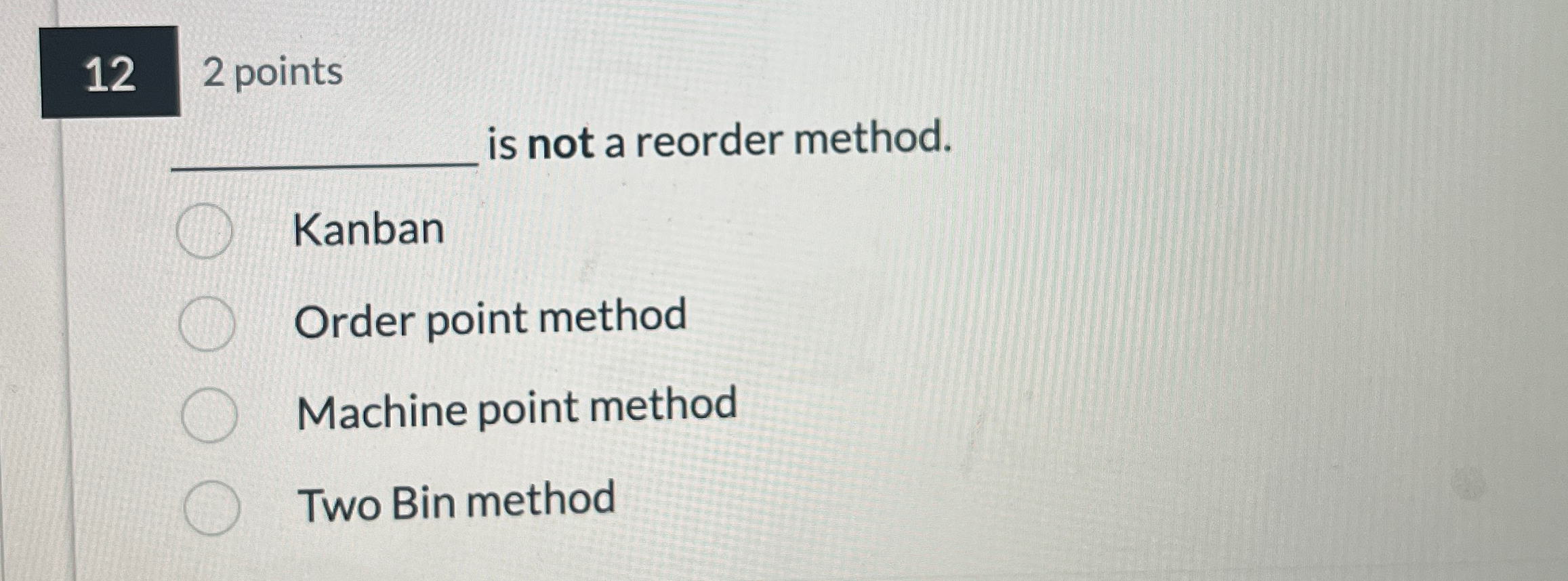  12 2 points q, is not a reorder method. Kanban Order