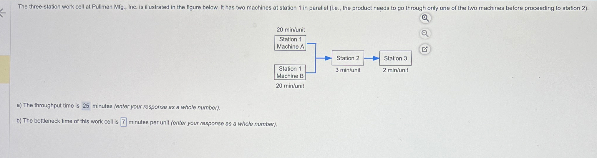  The three-station work cell at Pullman Mfg., Inc. is illustrated in