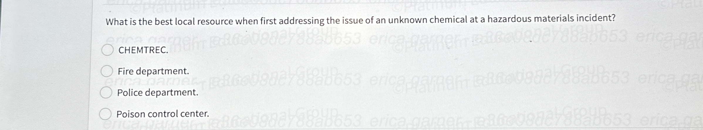  What is the best local resource when first addressing the issue