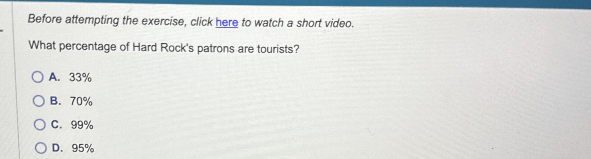  Before attempting the exercise, click here to watch a short video.