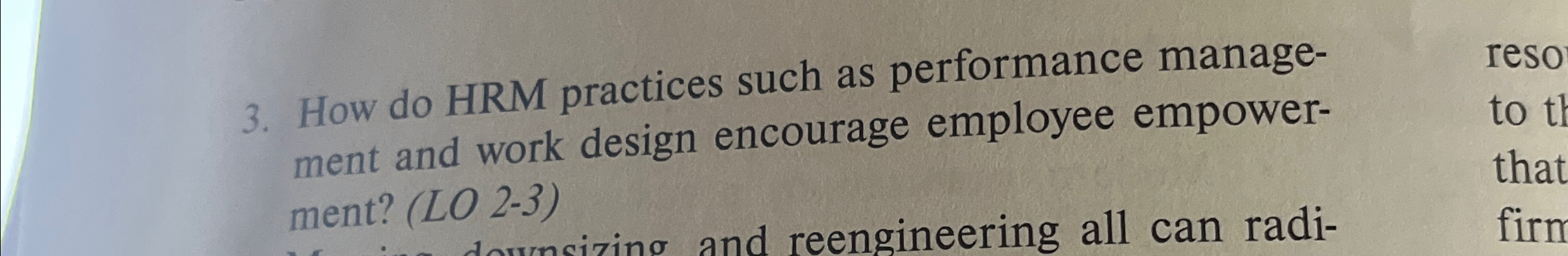  How do HRM practices such as performance management and work design
