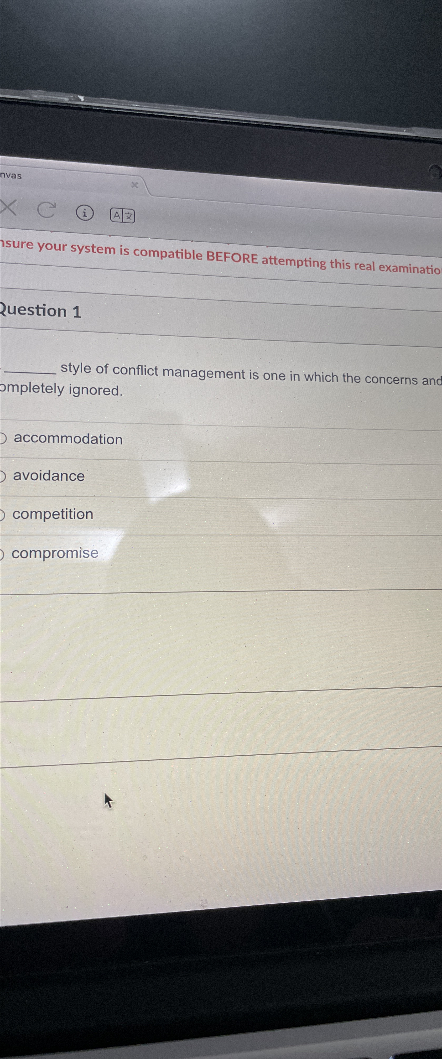  nsure your system is compatible BEFORE attempting this real examinatio Ruestion