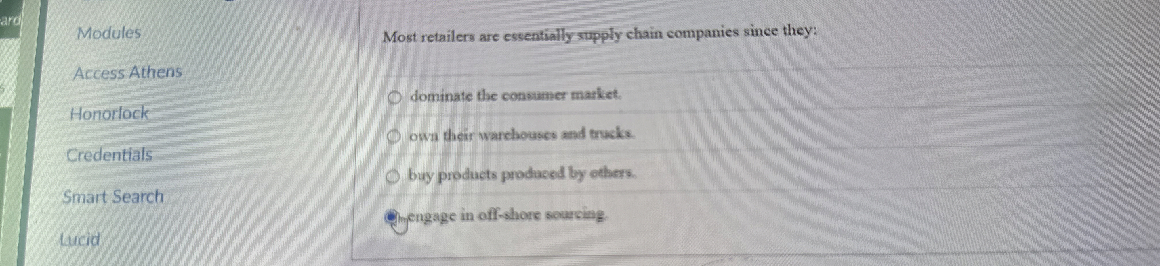  Most fer Modules Access Athens Honorlock Credentials Smart Search Lucid Most