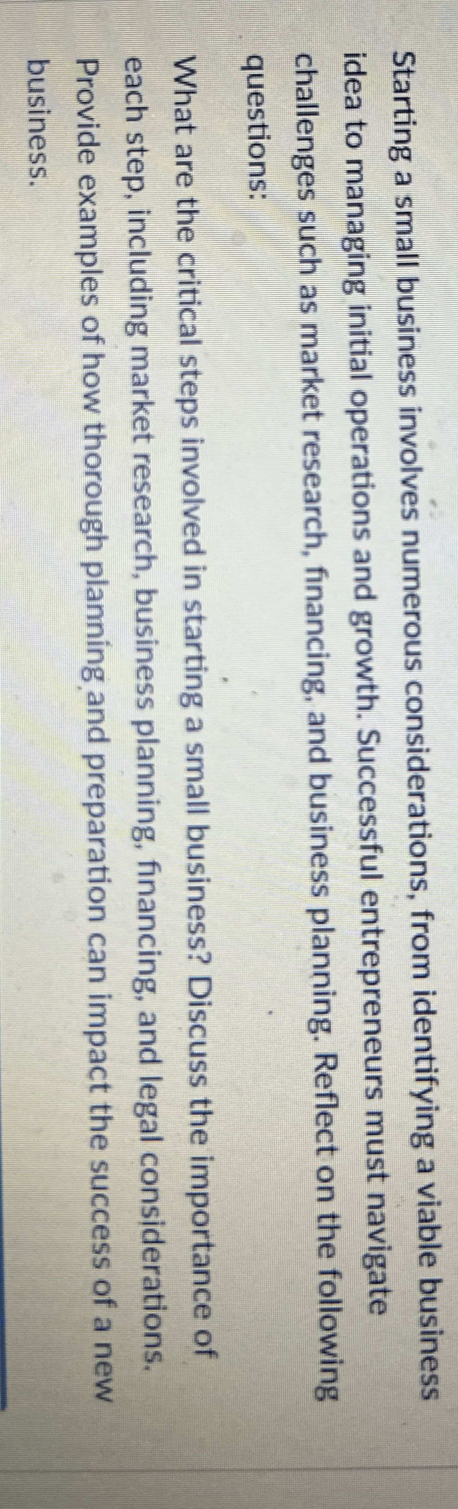  Starting a small business involves numerous considerations, from identifying a viable