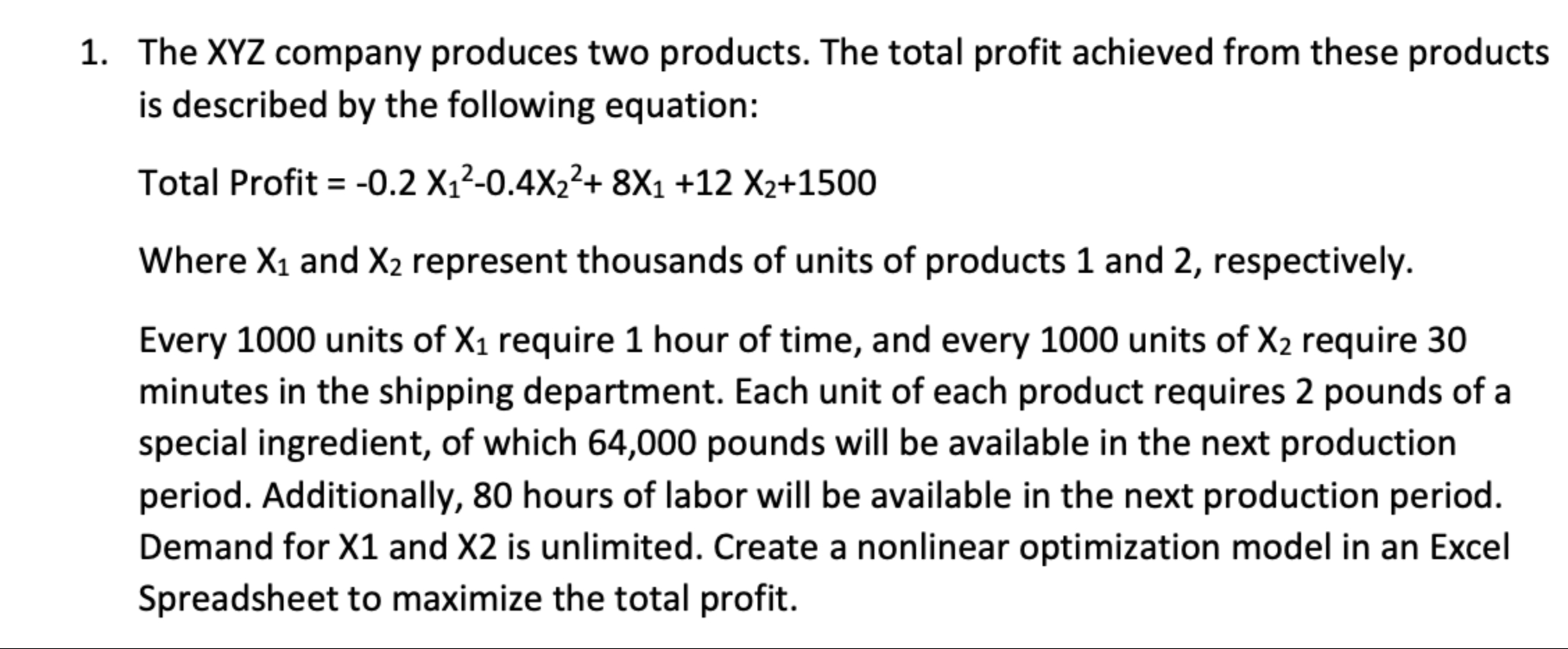  Please use excel solver and show set up ! 