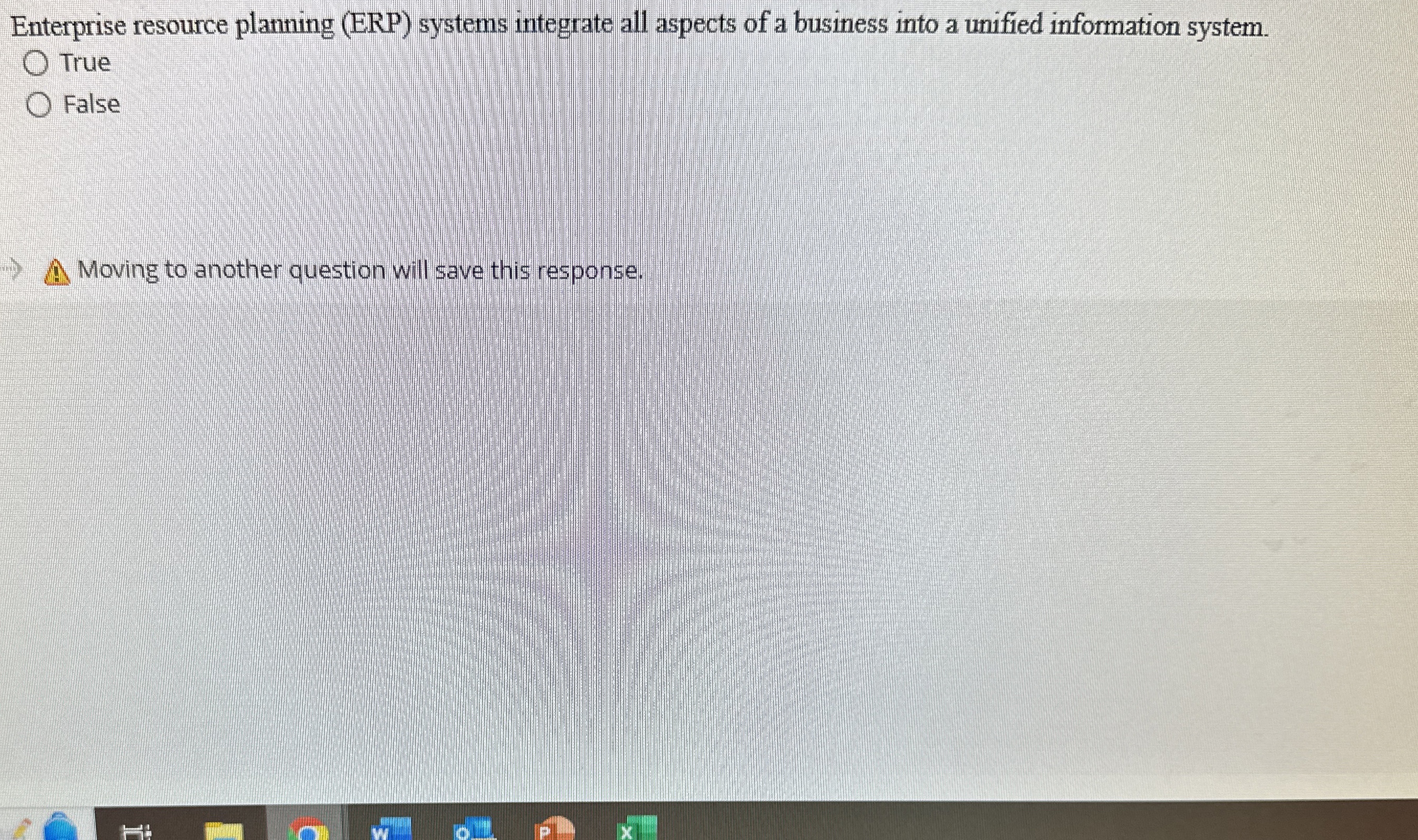  Enterprise resource planning (ERP) systems integrate all aspects of a business