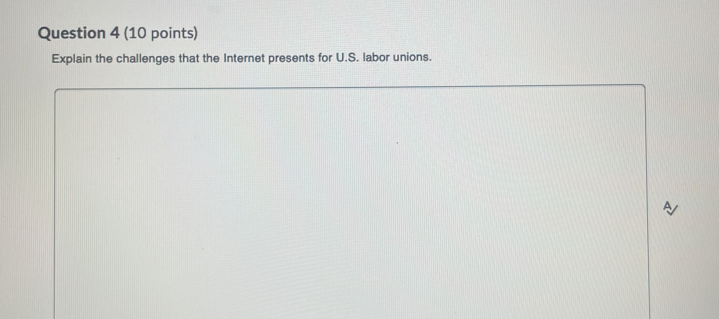  Question 4(10 points) Explain the challenges that the Internet presents for