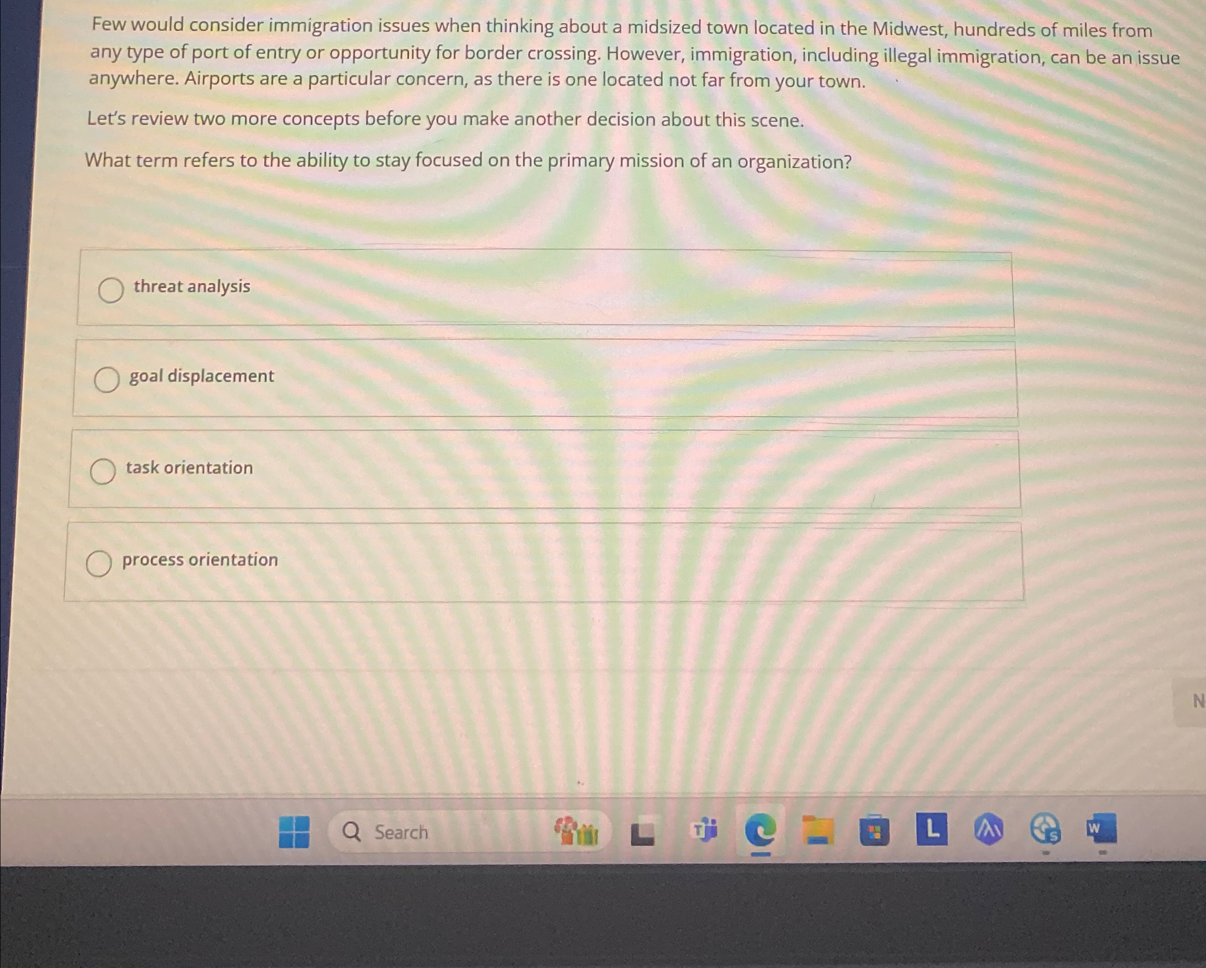  Few would consider immigration issues when thinking about a midsized town