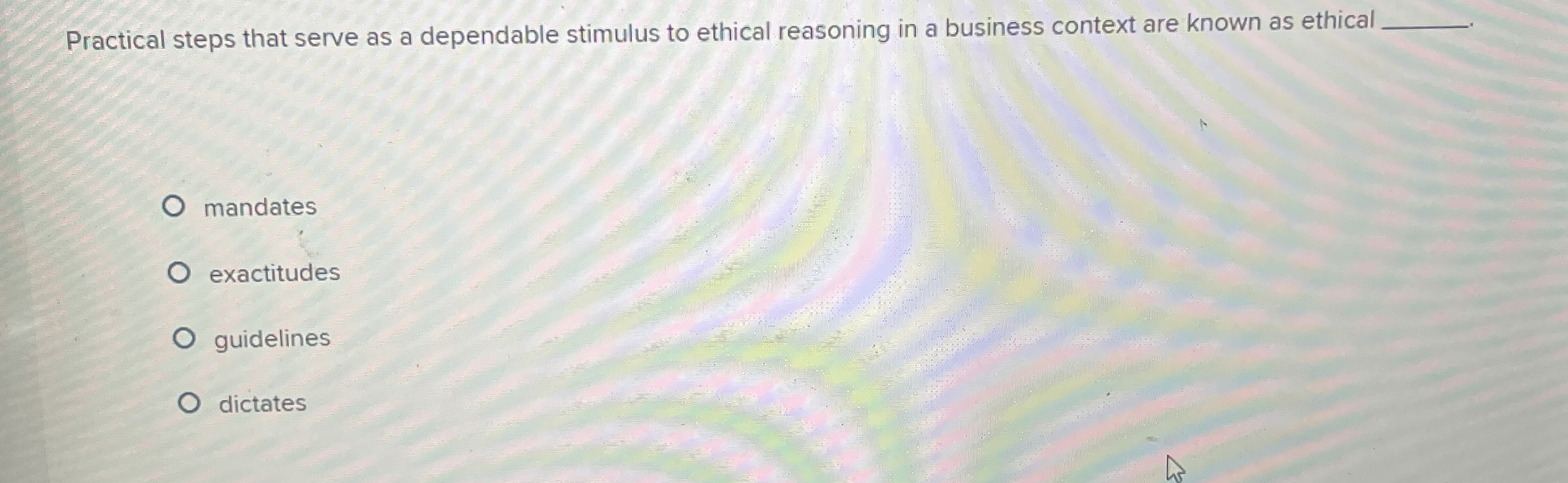  Practical steps that serve as a dependable stimulus to ethical reasoning