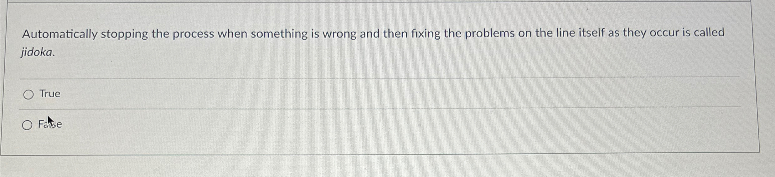  Automatically stopping the process when something is wrong and then fixing