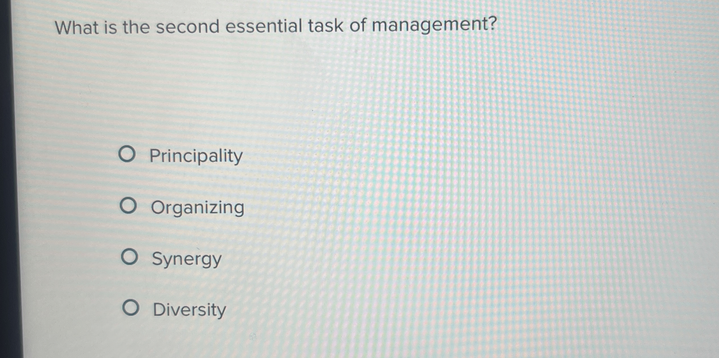  Managers in high performing organizations with high efficiency and high effectiveness,