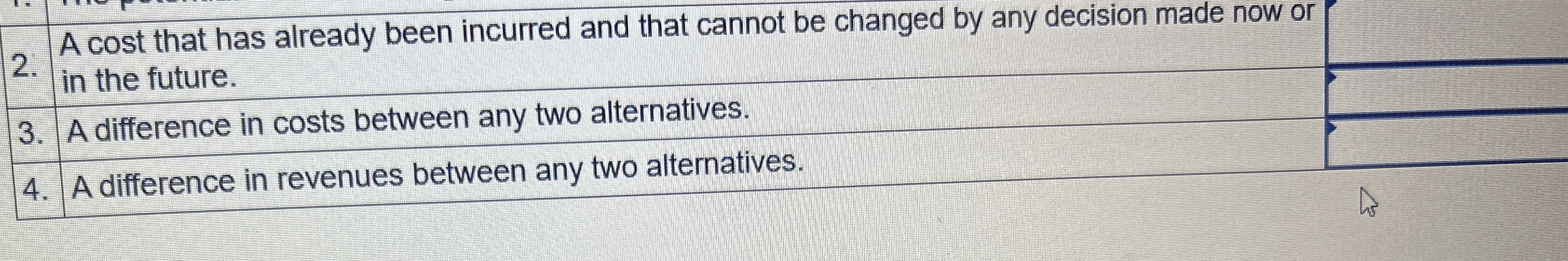  A cost that has already been incurred and that cannot be
