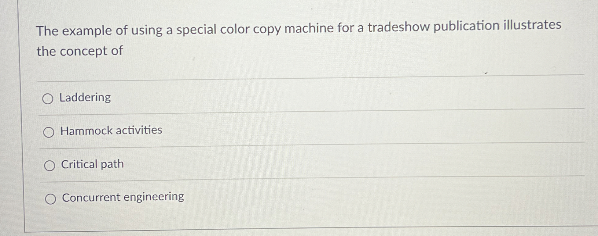  The example of using a special color copy machine for a