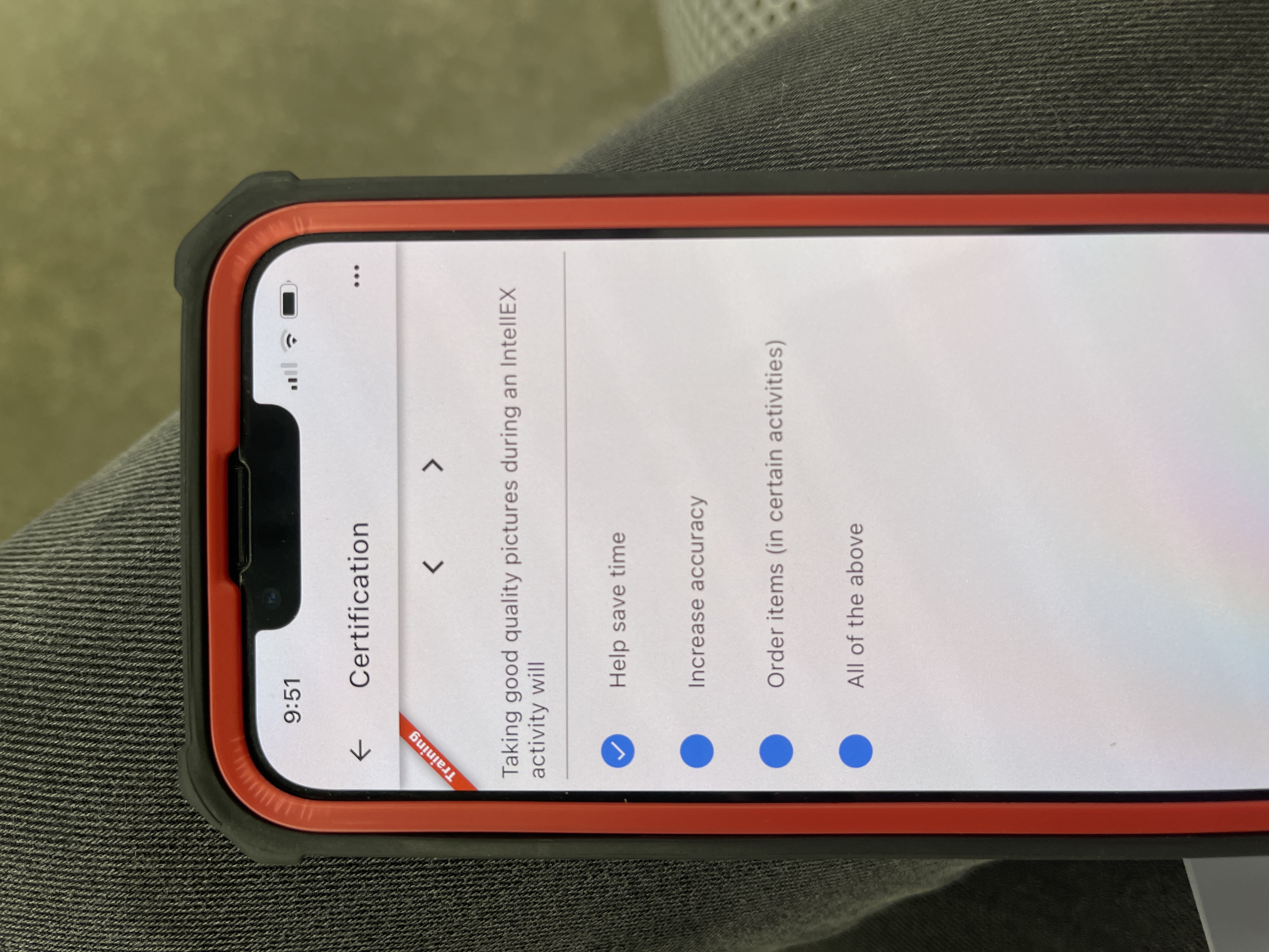 Taking good quality pictures during an IntellEX activity will? Help save
