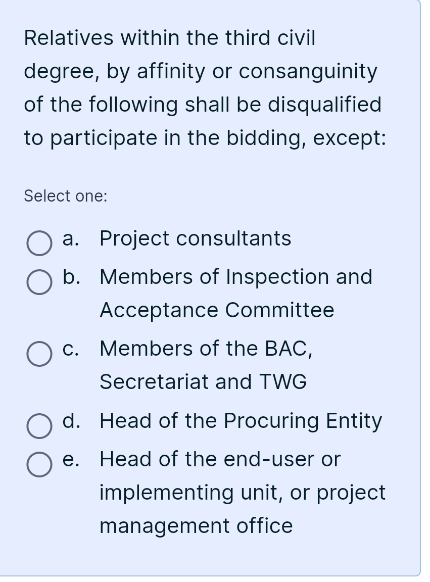 Relatives within the third civil degree, by affinity or consanguinity of