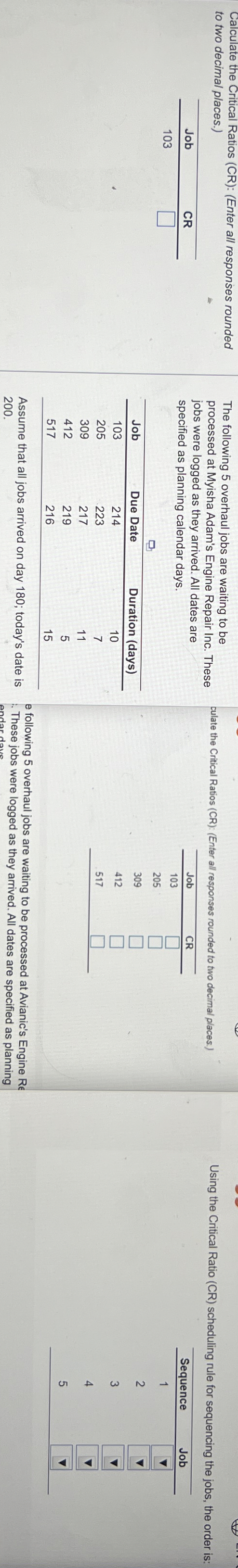  Calculate the Critical Ratios (CR): (Enter all responses rounded to two
