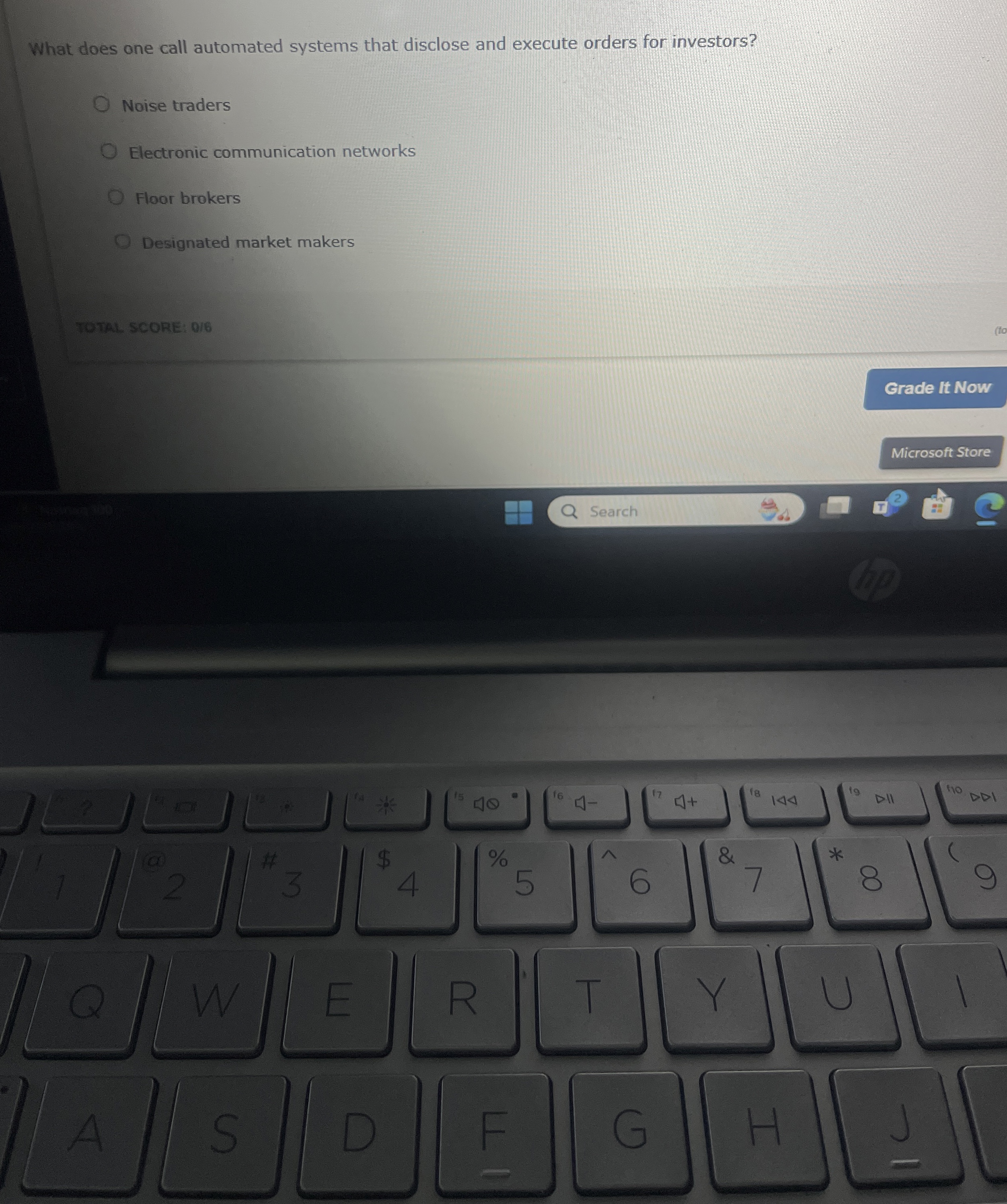  What does one call automated systems that disclose and execute orders