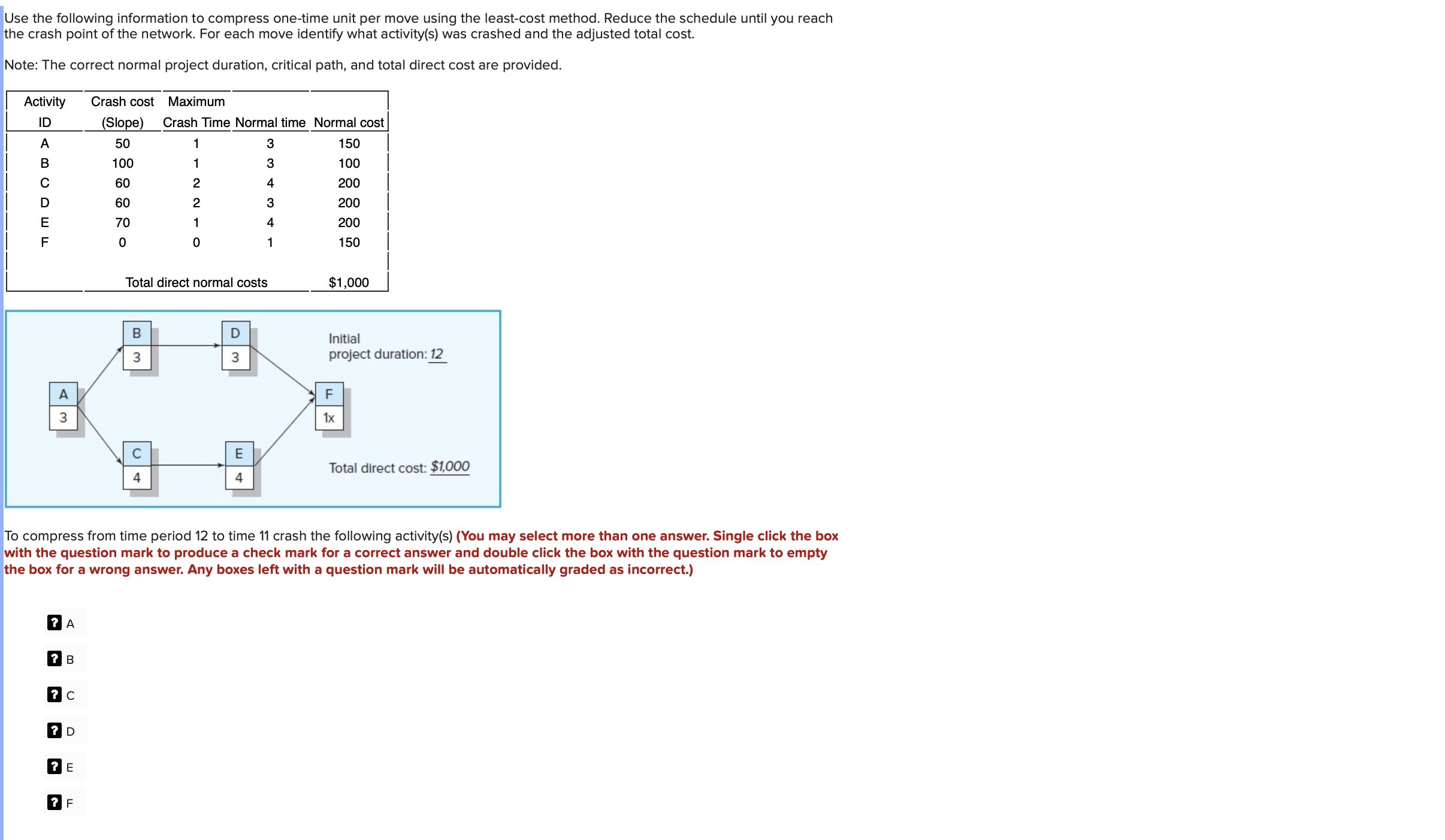  Use the following information to compress one-time unit per move using