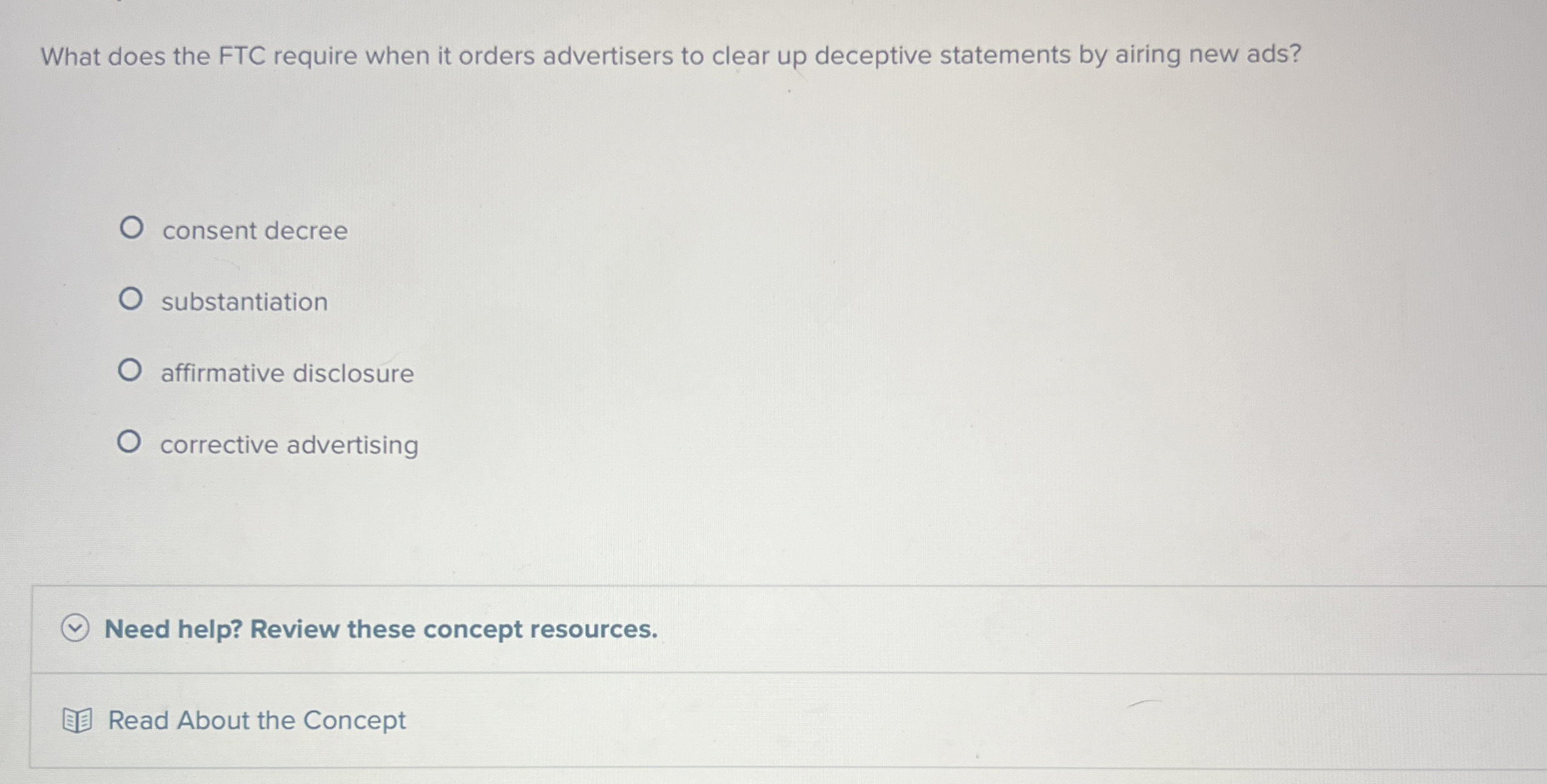  What does the FTC require when it orders advertisers to clear
