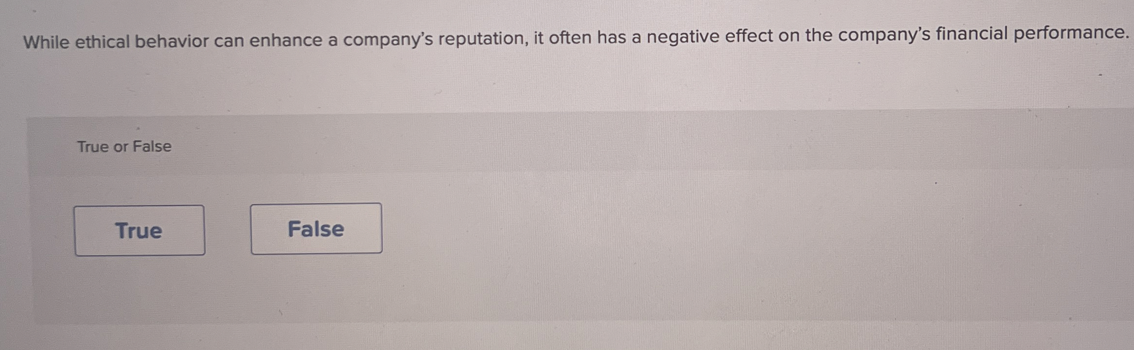  While ethical behavior can enhance a company's reputation, it often has