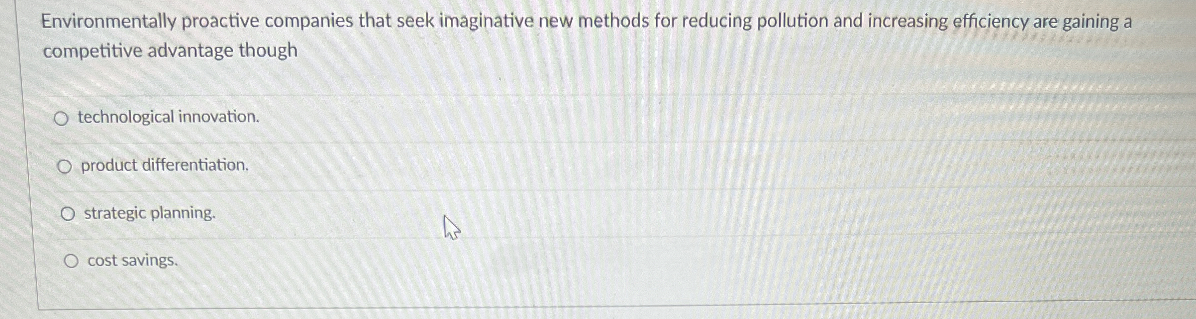  Environmentally proactive companies that seek imaginative new methods for reducing pollution