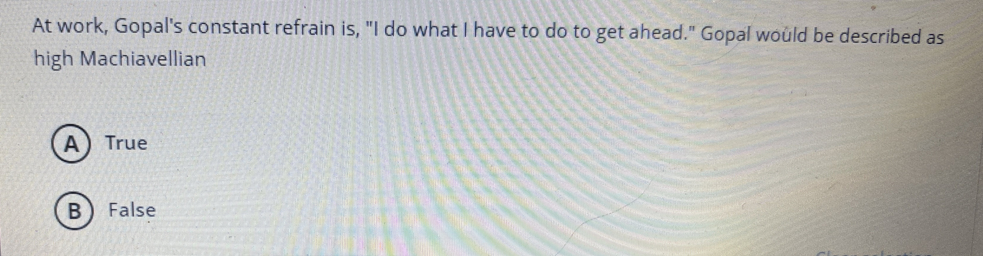 At work, Gopal's constant refrain is, "I do what I have