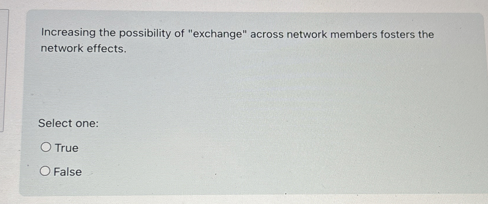  Network markets usually experience and competition. Select one: a. early, low